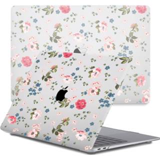 👉 Coverhoes kunststof Flower Boutique hardcase hoes groen Lunso - cover MacBook Pro 13 inch (2020) 9145425533038