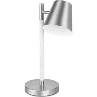 👉 Light depot - tafellamp Clocks - 40 cm - mat staal - Outlet