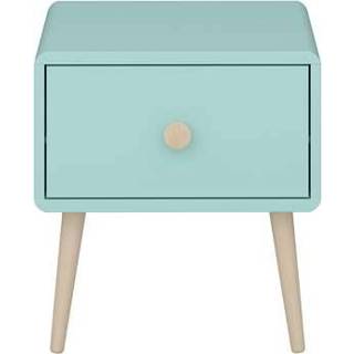 👉 Nachtkastje MDF groen Gaia - mint Leen Bakker 5707252084424