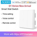 👉 Switch Aqara Smart Wall D1 Zigbee Wireless Remote Control Key Light Neutral Fire Wire Triple button For Mijia home