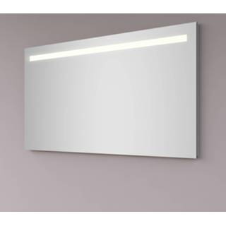 👉 Spiegel aluminium rechthoekig schakelaar boven horizontaal Hipp Design 3000 met LED verlichting en spiegelverwarming 140x60cm 6013922613689