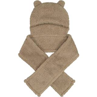 Sjaal polyester HEMA Snuggle 165x17 - Beer 8718537859351