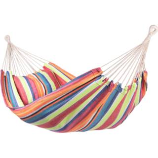 👉 Hangmat veelkleurig polycotton brazilian beschikbaar 1 Persoons Tura Single - 123 Hammock 8719925915598