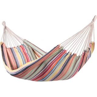 👉 Hangmat veelkleurig polycotton brazilian beschikbaar 2 Persoons Minorca Double - 123 Hammock 8719925915673