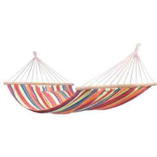 👉 Hangmat beschikbaar spreaderbar veelkleurig polycotton 1 Persoons Tura - 123 Hammock 8719925915833