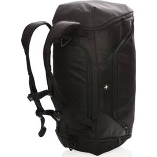 👉 Back pack polyester volwassenen unisex l zwart Swiss Peak duffle backpack sport 48 8714612109717