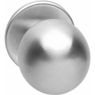👉 Voordeurknop bol vast op rozet 4mm RVS