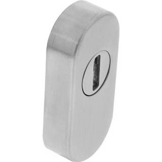 👉 Rvs geborsteld Veiligheidsschuifrozet SKG3 ovaal met sleufplaatje 8714186388686