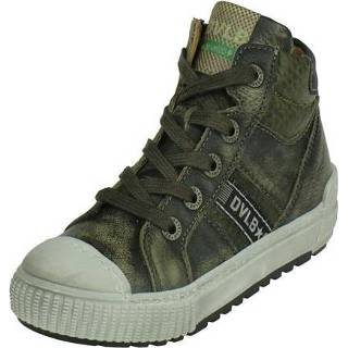 👉 Veterboots leder kaki brushed jongens Develab stoere Veterboot