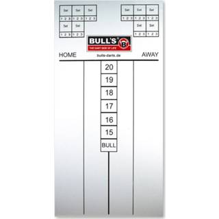 Scorebord wit PVC One Size Bull's Basic Marker 30 x 60 cm 4022847673045