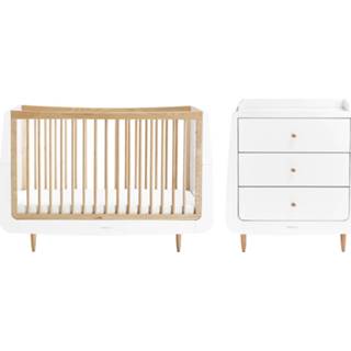 👉 Babybed mono Bed + Commode baby's Snuzkot Skandi Babykamer Natural | 5060157946540