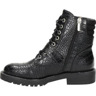 👉 Kunstleder vrouwen zwart Dolcis bikerboots 8719796954818