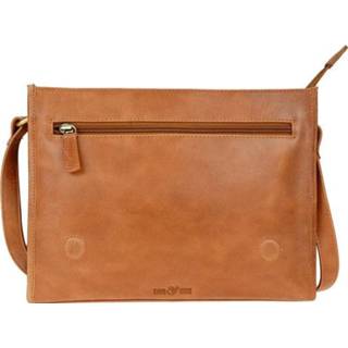 👉 Handtas bruin leer Leren Ella 8717506128344