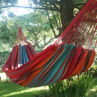 👉 Hangmat katoen Franja - 1-Persoons 8717506134963