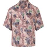 👉 Blous roze Blouse korte mouwen MYBC lichtroze