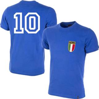 👉 Retroshirt blauw unisex XL nederland voetbalshirts volwassen itali Italië Retro Shirt 1970's + Nummer 10 - 5059067602370