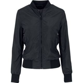 👉 Bomberjacket zwart tussenseizoensjas vrouwen meisjes Urban Classics Ladies Light Bomber Jacket Girls jas 4053838113561