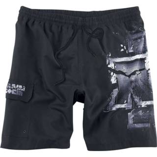 👉 Zwembroek zwart grijs Rammstein Broken Logo zwart-grijs 4060587916305