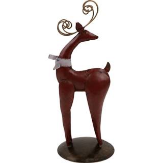 👉 Ornament s Reindeer Metal Looking Back 30x12cm 8717506123196