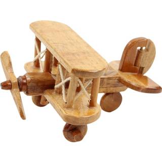 👉 Houten vliegtuig hout (17 cm) 8717506129600