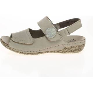 👉 Sandaal synthetisch grijs Rieker Sandalen/Sandaaltjes 4020933266607