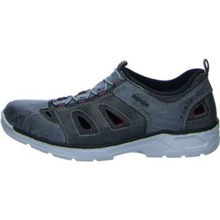 👉 Sandaal synthetisch grijs Rieker Sandalen 4059954409038