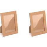 👉 Fotolijst 2x Blanco diy fotolijstjes 16,5 cm