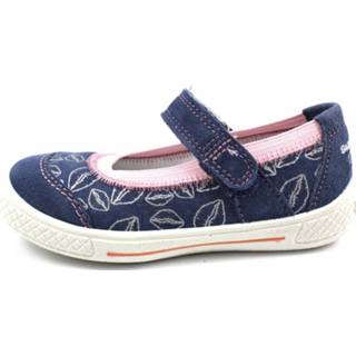👉 Ballerina's nubuck blauw Superfit Ballerina 9009452601620