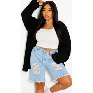 👉 Plus Balloon Sleeve Longline Cardigan