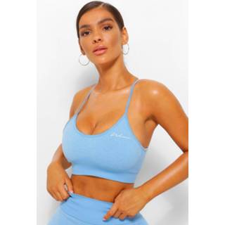 👉 Vrouwen Fit Seamfree Contrast Sports Bra