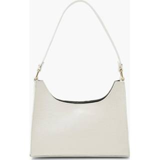 👉 Wit One Size vrouwen Croc Structured Mini Day Bag, White 4924417335