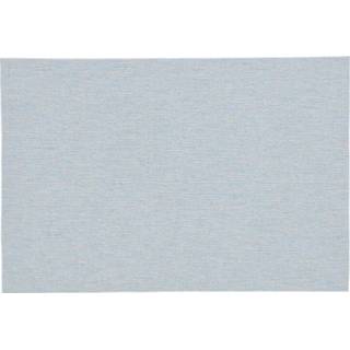 👉 Placemat pastel 8x Placemats/onderleggers blauw 30 x 45 cm