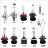 👉 Hoofdlamp Car Light H1 H3 H4 H7 H8 H9 H11 9005 9006 9012 880 881 Automobile Halogen lamp bulb 55W 100W Headlights Fog Lights