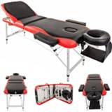 👉 Tattoo foam Folding Massage Table Lightweight Couch Bed Professional Beauty Salon Spa 3 Section with 5cm Headrest Arm Support