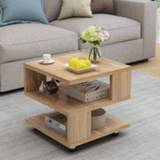 👉 Sofa K-STAR Simple side coffee table tempered glass mini tea living room creative square