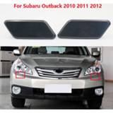 👉 Hoofdlamp 1 Pair Left Right Car Front Bumper HeadLight Headlamp Washer Spray Nozzle Cover Cap For Subaru Outback 2010 2011 2012