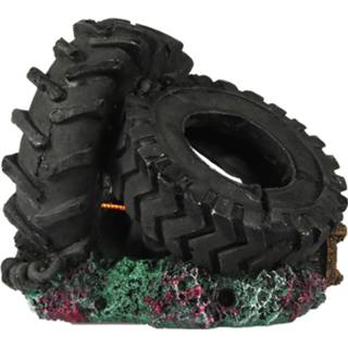 👉 Ornament Aqua Della Grote Banden - Aquarium 11x9x9.5 cm 4047059449028