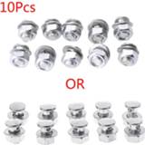 👉 Bike 10pcs Brake Cable Adjuster Clamp Lock Screw Bolt Bicycle Moped MTB Mountain M5TC