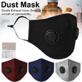 👉 Bike vrouwen Anti-Pollution Mask Unisex Outdoor Protection Non-Woven Fabric Dust PM2.5 Mouth Face маска Women Men Adult