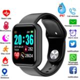 👉 Monitor vrouwen Y68 Men Women Waterproof Heart Rate Blood Pressure Bluetooth Smart Bracelet for iOS Android Fitness Tracker Smartwatch