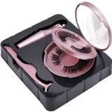 👉 Oogpotlood 2 Pairs 3D Magnetic Eyelashes with Eyeliner and Tweezer Set Makeup Tool