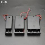 Switch AAA Battery Holder Case Box With Leads ON/OFF Cover 2 3 4 Slot Standard Clip For DIY Compartment