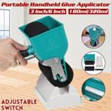 👉 Switch Adjustable Glue Applicator Paint Bucket Portable Handheld Roller Manual Gluer for Woodworking Paiting Tools 180/320mL