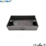 👉 Switch zwart NOVSKI Black Baking Mounting Box External 146mm*86mm for Wall and Socket