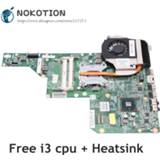 👉 Moederbord NOKOTION 615849-001 605903-001 for HP G62 G72 CQ62 motherboard with heatsink instead 597674-001 597673-001 610160-001 610161-001