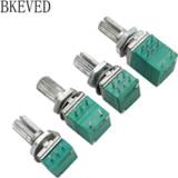 👉 Potentiometer 5pcs B5K B10K B50K B100K B500K RK097 RV097NS Audio Amplifier Sealed Linear Volume Resistor 15mm Shaft 3/5/6/8pins