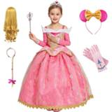 Dress meisjes Girls Aurora Halloween Cosplay Sleeping Beauty Princess Dresses Christmas Costume Party Birthday Gift