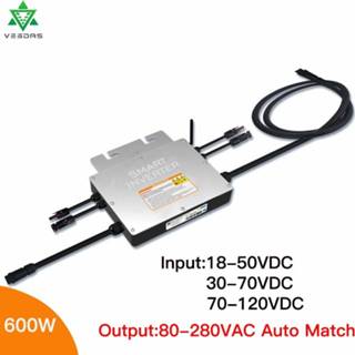 👉 Inverter 700W IP65 PV Solar Grid Tie Micro Smart Microinverter Inversor Input 24V 36V DC Output 110V 220V AC for On System