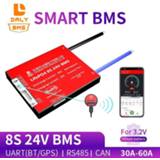 Software Daly 3.2V 18650 smart BMS 8S 36V 30A 40A 60A Bluetooth 485 to USB device NTC UART togther Lion LiFepo4 Battery