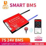Software Smart BMS 7S 24V 30A 40A 60A Bluetooth 485 to USB device NTC UART togther Lion LiFepo4 Battery protection Board